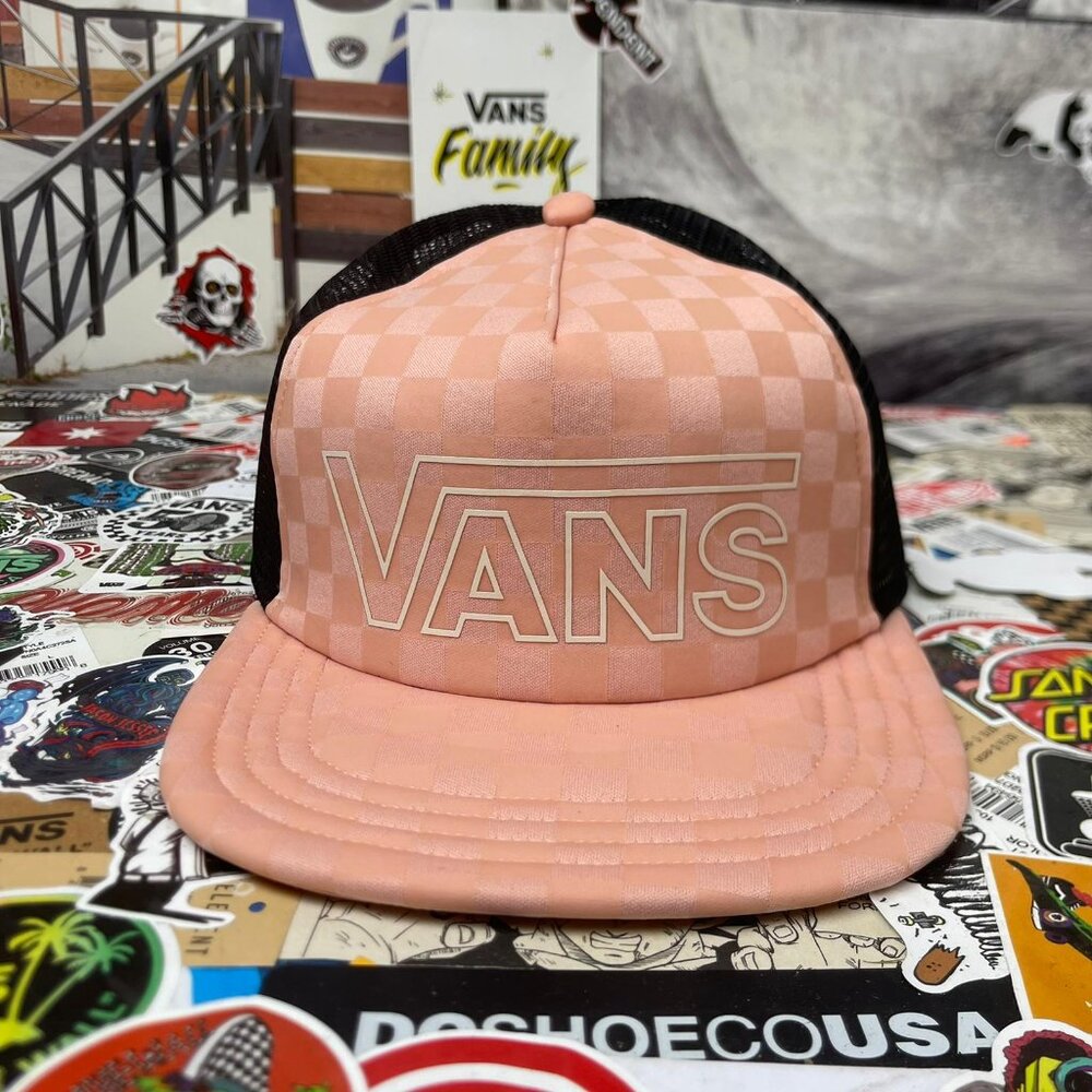 Vans Hat Trucker Cream Logo New With tags - Picture 2 of 5